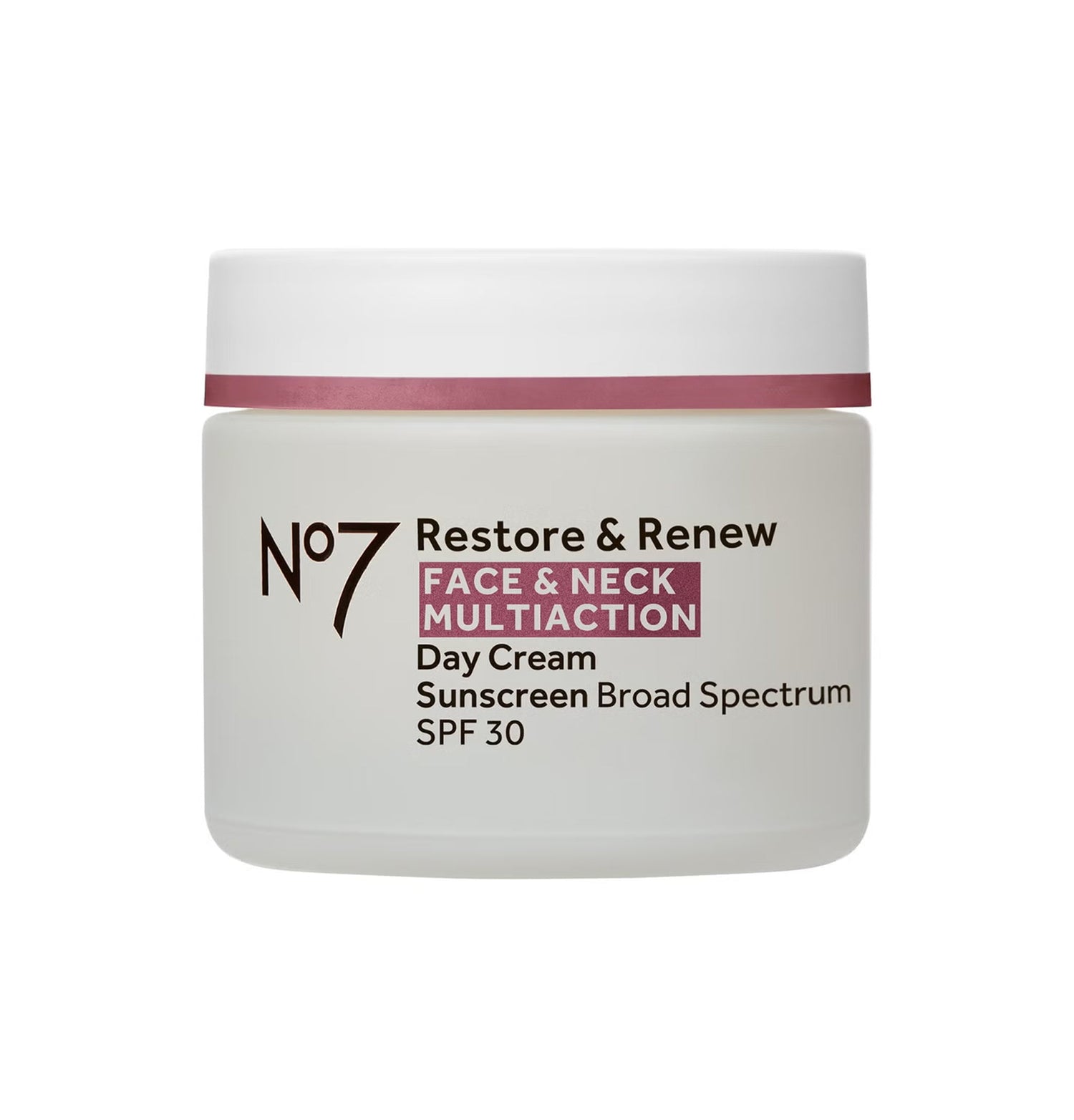 No7 Restore &amp; Renew Multi Action Face &amp; Neck Day Cream SPF30 1.69fl oz - Imperfect Box by This is Beauty US
