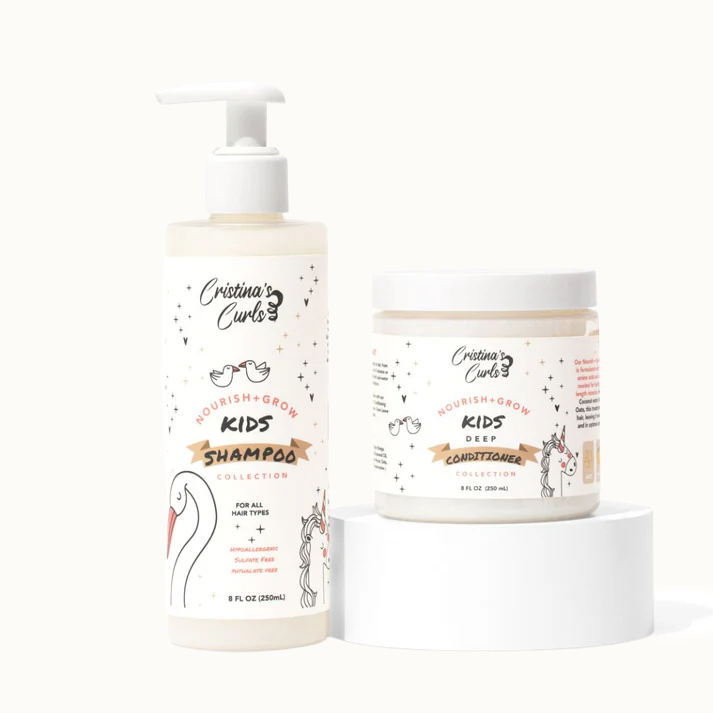 Nourish + Grow Shampoo and Conditioner Set by Cristina&
