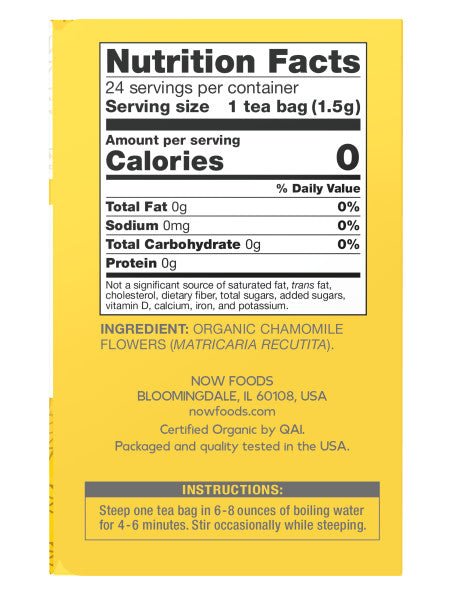 Herbal Tea, NOW by Country Life Natural Foods