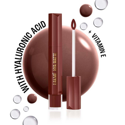Lakme 9to5 Hya Matte Liquid Lipstick + Hyaluronic Acid - Monday Mocha