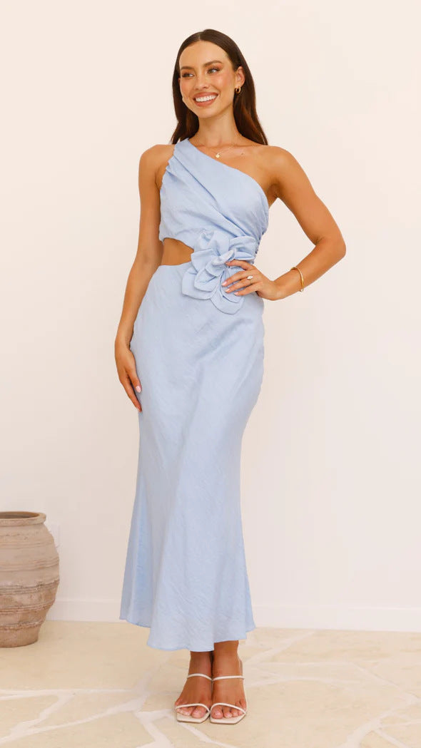 Summer Women Clothing Slim Sexy Solid Color Tube Top Dress by Ragazza
