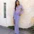 Autumn Winter Women Clothing Colorblock Slim Pleated Long Sleeve Elegant Dress by Ragazza