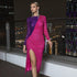 Autumn Winter Sexy Dress Sequin Stitching Long Sleeve Split Party Nightclub Dress by Ragazza