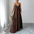 Elegant Camisole Tube Top Long Dress Women Clothing Autumn Winter by Ragazza