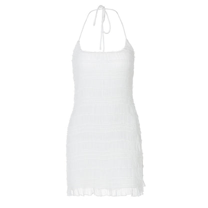 Women Clothing Fresh Sweet Sexy Halter Slim Short Dress by Ragazza