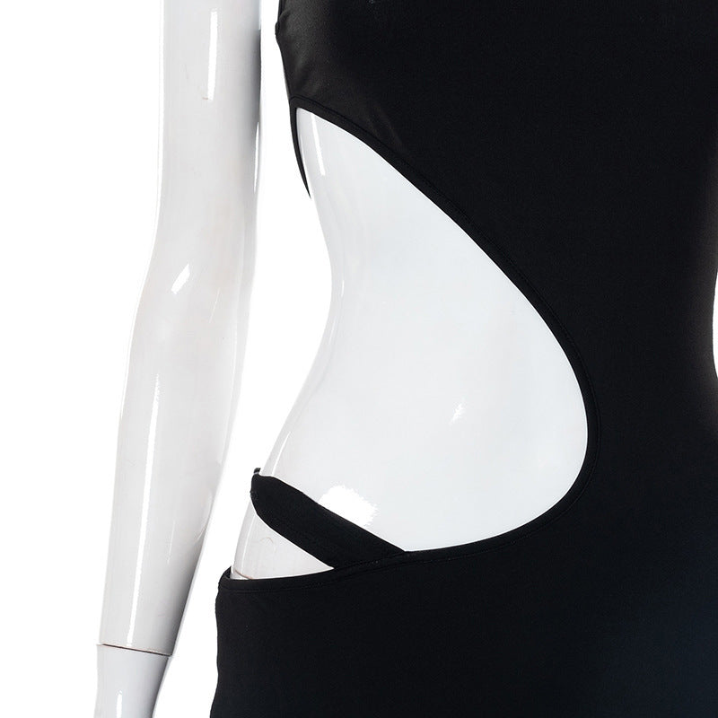 Sexy Exposed Dress Autumn Sexy Sling High Slit Dress Women Clothing Now by Ragazza