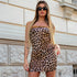Spring Sexy Sexy Tube Top Belt Hip Dress Leopard Print Women by Ragazza