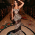 Spring Women Clothing Suspenders Leopard Print Lace Stitching Sexy See through Dress by Ragazza