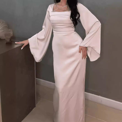 Spring Summer Women Chain Long Evening Dress by Ragazza