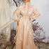 French Elegant Socialite Fairy Dress Summer Stand up Collar Puff Sleeve Pleated Waist Tight Dress Women by Ragazza