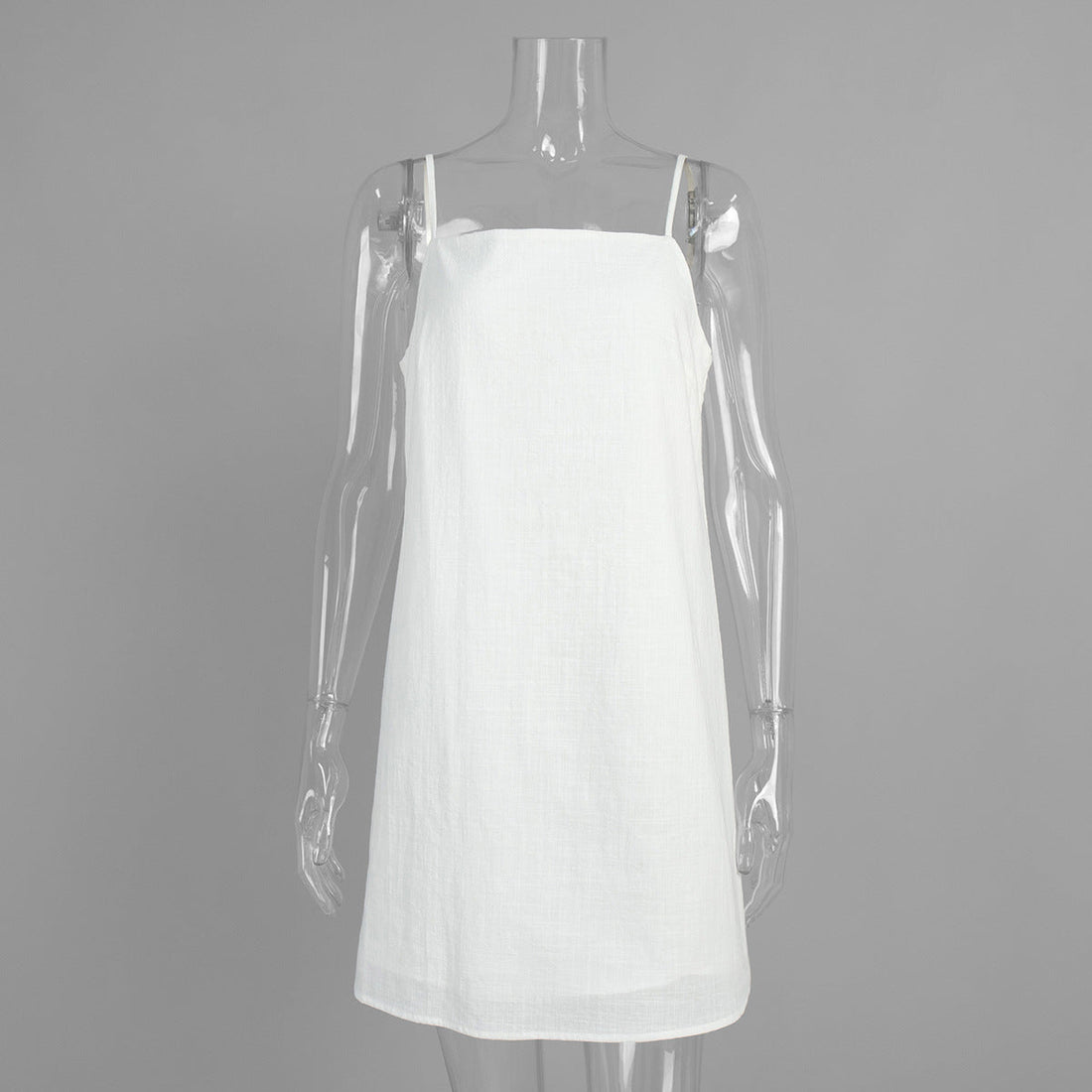 Strap Dress Summer Office Casual Lazy Strap Short Dress  DestGlow