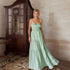 Women Clothing Summer Artistic Retro Sexy Backless Large Swing Camisole Dress by Ragazza