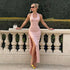 Slim Fit Maxi Dress Summer Sexy Split Dress Women  DestGlow