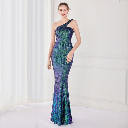 Dream Socialite Gathering Party Evening Dress Sexy Long Toast Clothing Host Dress by Ragazza