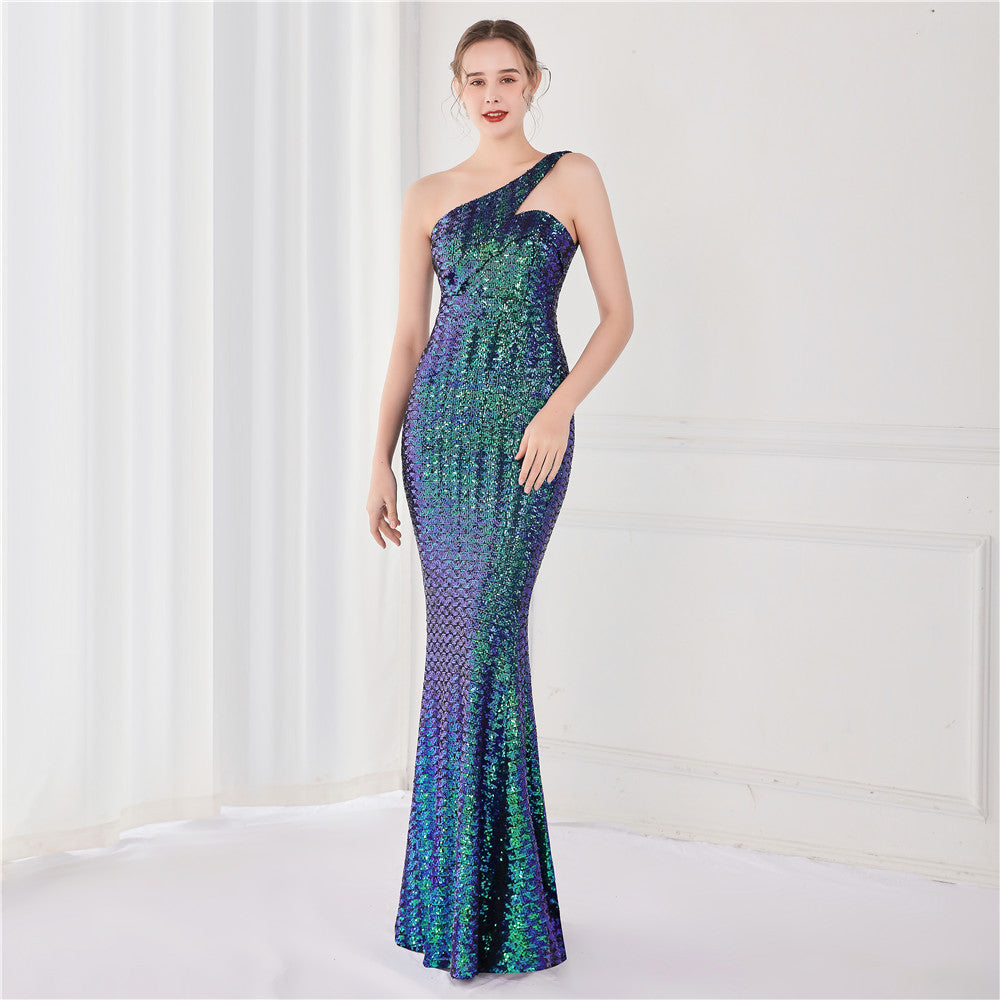 Dream Socialite Gathering Party Evening Dress Sexy Long Toast Clothing Host Dress by Ragazza