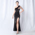 Velvet Bottom Handmade Sequin Craft Beads High End Evening Dress by Ragazza