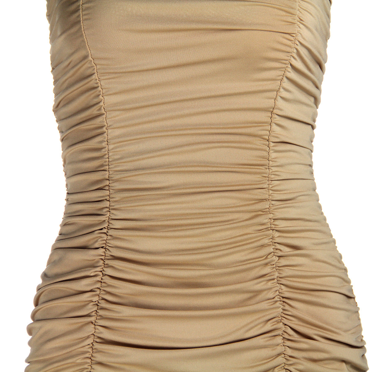 Spring Summer Women Clothing Sexy Tube Top Nightclub Ruffle Hip Dress by Ragazza