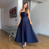 Summer French Retro Elegant Satin Strap Evening Dress by Ragazza