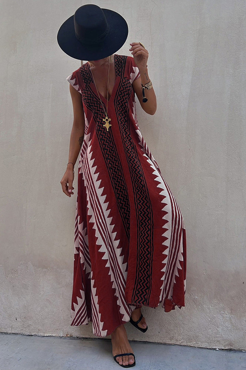 Casual Dress Holiday Women Loose Dress by Ragazza