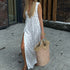 Print Single Breasted Vest Dress Summer Women Clothing V neck Sleeveless High Waist Maxi Dress by Ragazza