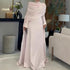 Autumn Women Clothing Sexy Pleated Mini Trailing Evening Gown  DestGlow