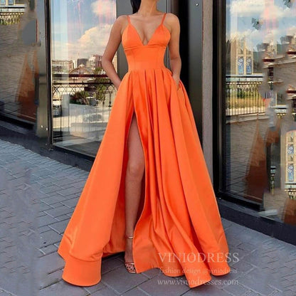 Satin Wedding Dress Spring Bridal Wedding Tube Top Slimming Simple Floor-Length Banquet Dress by Ragazza