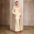Women Clothing Cheongsam Formal Dress Plate Floral Embroidered Square Collar Slit Cocktail Dress by Ragazza