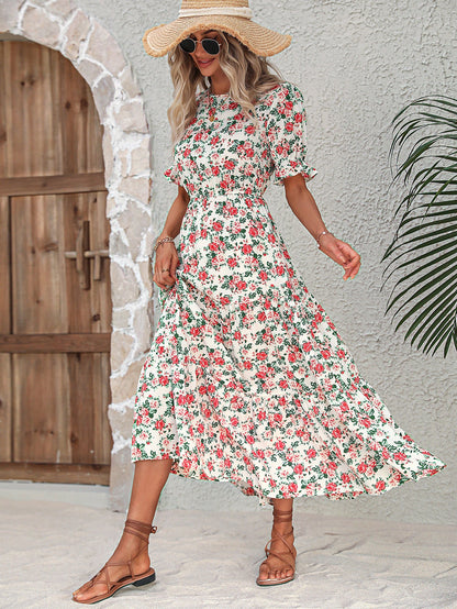 Women Clothing Fall Pullover Print Backless Loose by Ragazza