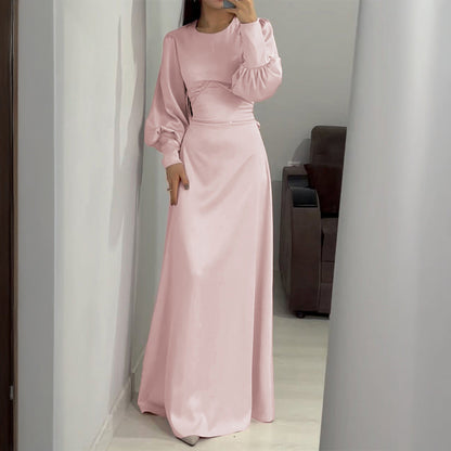 Women Clothing Autumn Elegant High End Long Sleeve Dress by Ragazza