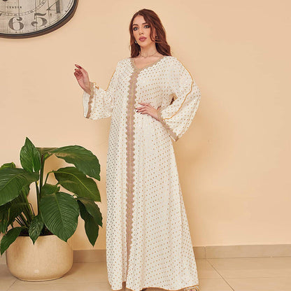 Middle East Women Clothing Autumn Gilding Muslim Gown by Ragazza