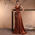 Elegant Sequin Stitching Fit V neck Sleeveless Elegant Gorgeous Noble Cocktail Party Formal Dinner Dress by Ragazza