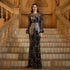Women Clothing Long Sleeved round Neck Slim Fit Sheath Sequined Cocktail Fishtail Evening Dress by Ragazza
