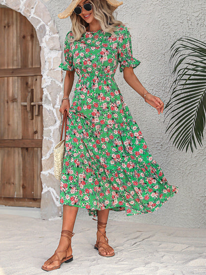 Women Clothing Fall Pullover Print Backless Loose by Ragazza