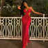 Sexy Women Clothing Backless Pleated Hip Dress Halter Wrapped Chest Cross Solid Color Maxi Dress by Ragazza