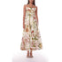 Spring Summer Suspender Printed Large Swing Dress Holiday Casual Women Dress  DestGlow