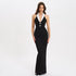 Spring Summer Elegant Collared Dress Sexy Backless Slit Slimming Dress by Ragazza