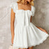 Summer Lace Splicing Sling Dress Sexy Sexy Backless off Shoulder A line Dress by Ragazza
