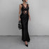 Spring Women Clothing Design Lace Elegant Black Sexy Cami Dress by Ragazza
