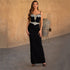 Diamond Strap Bandage Dress Socialite Slim Fit Dress Boning Corset Dress by Ragazza