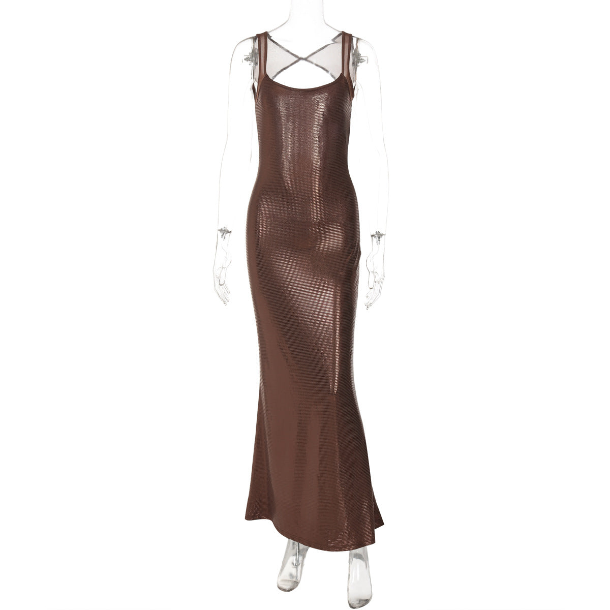 Summer Women Clothing Sexy Backless Mesh Stitching Socialite Slim Dress by Ragazza