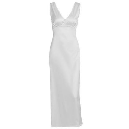 Women Clothing Summer French Entry Lux High Sense Graceful Fashionable Sleeveless Slim Dress by Ragazza