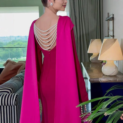 Women Clothing Spring Sexy Sheath Shawl Ribbon Evening Dress by Ragazza
