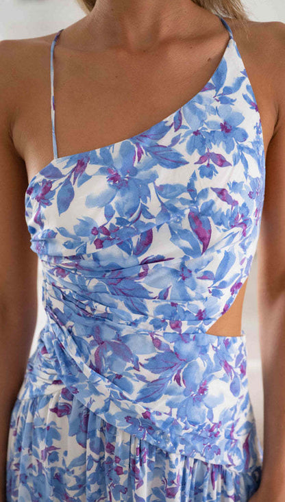 Women Clothing Sleeveless Backless Slit Hemline at Hem by Ragazza