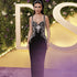 Heavy Industry Beads Diamond Strap Bandage One Piece Dress Dinner Party Party Evening Dress Maxi Dress by Ragazza