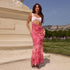 Summer Women Sexy Waist Hollow Out Cutout out Sheath Dress Tassel Cami Dress by Ragazza