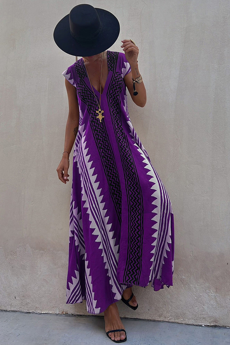Casual Dress Holiday Women Loose Dress by Ragazza