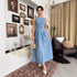 Summer Women Clothing Elegant Slimming Sleeveless Backless Denim Dress by Ragazza