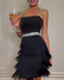 Date Dinner Socialite Sling Tassel Dress by Ragazza