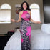 Summer Women Clothing Sexy Leopard Print round Neck Backless Slim Fit Sheath Dress by Ragazza