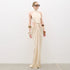 Twisted Hollow Out Cutout out Embellished Maxi Dress Winter Women Clothing Turtleneck Sleeveless Cropped Outfit Niche Dress Visual by Ragazza